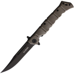 Cold Steel Luzon Linerlock Mediana Dark Earth Hoja Negra