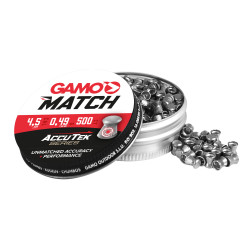 Balines Gamo Match Accutek 4,5 mm 500 ud
