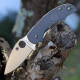 Spyderco Sage 5 Lighweight Compress Gray Maxamet
