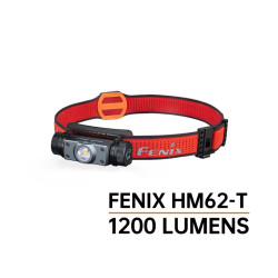 Linterna Frontal Fenix HM62-T Negra 1.200 Lumens Recargable