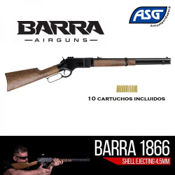 Carabina de Palanca ASG/ Barra 1866 Black Co2 4,5 mm