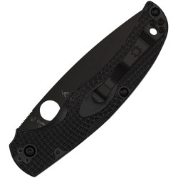 Spyderco Native Chief Hoja Negra Parcialmente Serrada CTS-BD1