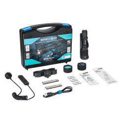 Linterna Olight Warrior X 4 - 2.600 Lumens Kit Caza Recargable