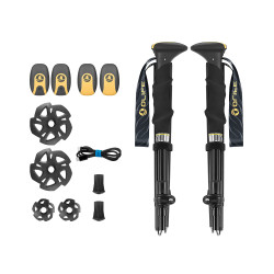 Bastones de Senderismo Extensibles con Luz Integrada Glowalk F3T2 Trekking Olife