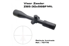 Visor Zasdar 5-30X56 mm Retícula Iluminada 7077 MRad