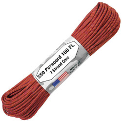 Rollo de Paracord Rojo Molten