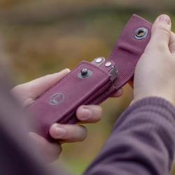 Funda Leatherman Nylon Mediana Burdeos