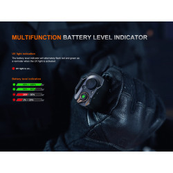 Linterna Fenix TK35R 5.800 Lumens con Luz Ultravioleta Recargable