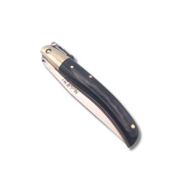Muela Palanquilla PQ-9M Micarta Negra y Alpaca