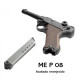 Pistola Detonadora ME P08 Envejecida 9 mm