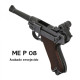 Pistola Detonadora ME P08 Envejecida 9 mm