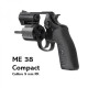 Revólver Detonador ME 38 Compact Bruñido Negro 380/9 mm