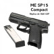 Cargador Pistola Detonadora ME SP15 Compact 9 mm (Réplica H&K)