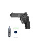 Pack Revólver Gamo PR-776 Co2 4,5 mm Plomo + 50 Bombonas Co2