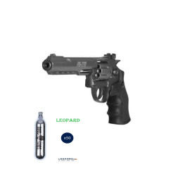 Pack Revólver Gamo PR-776 Co2 4,5 mm Plomo + 50 Bombonas Co2
