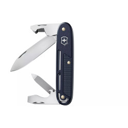 Victorinox - Navaja Suiza Multiusos Synergy Alox Azul con Clip 9 usos