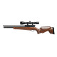 Pack BSA PCP Buccaneer PRO Madera + Visor 4-12X44 AO + Anillas