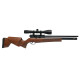 Pack BSA PCP Buccaneer PRO Madera + Visor 4-12X44 AO + Anillas