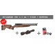 Pack BSA PCP Buccaneer PRO Madera + Visor 4-12X44 AO + Anillas