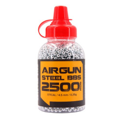 Balines Arsenic Kripton Bolas Acero BBs 4,5 mm Biberon 2500 ud 