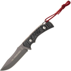 Muela Crusader-13M/K Hoja Negra Micarta Negra Funda Kydex