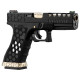 AW Custom VX0101 Hex Cut (Réplica Glock 17) Blowback Co2 4,5 mm BBs 