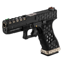 AW Custom VX0101 Hex Cut (Réplica Glock 17) Blowback Co2 4,5 mm BBs 