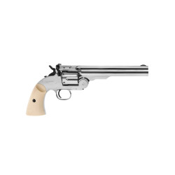 Revólver ASG Schofield 6" Silver/Marfil Co2 4,5 mm