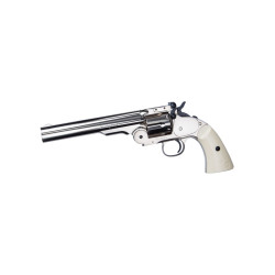 Revólver ASG Schofield 6" Silver/Marfil Co2 4,5 mm