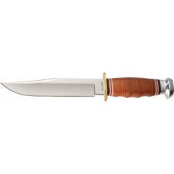 Ka-Bar Leather Handled Bowie