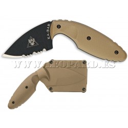 Ka-Bar TDI Law Enforcement Knife Coyote Brown Serrated