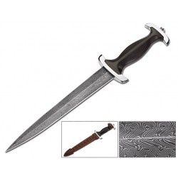 121551DAM Cuchillo Boker Swiss Dagger Damascus