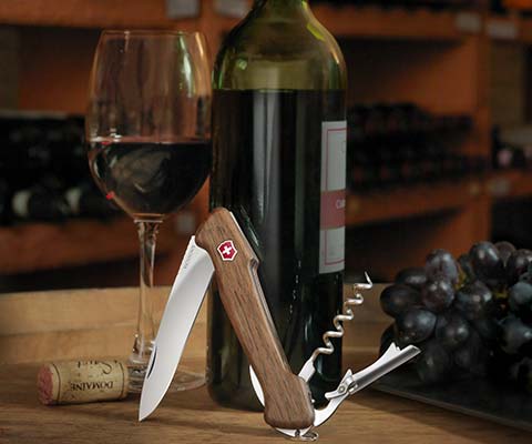 WINEMASTER Sacacorchos Electrico para Botellas de Vino con Corta