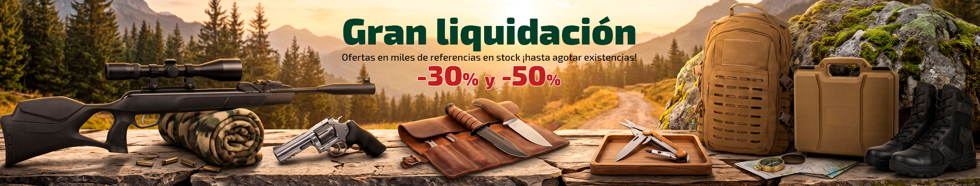 Gran liquidación: ofertas del -30% y -50%