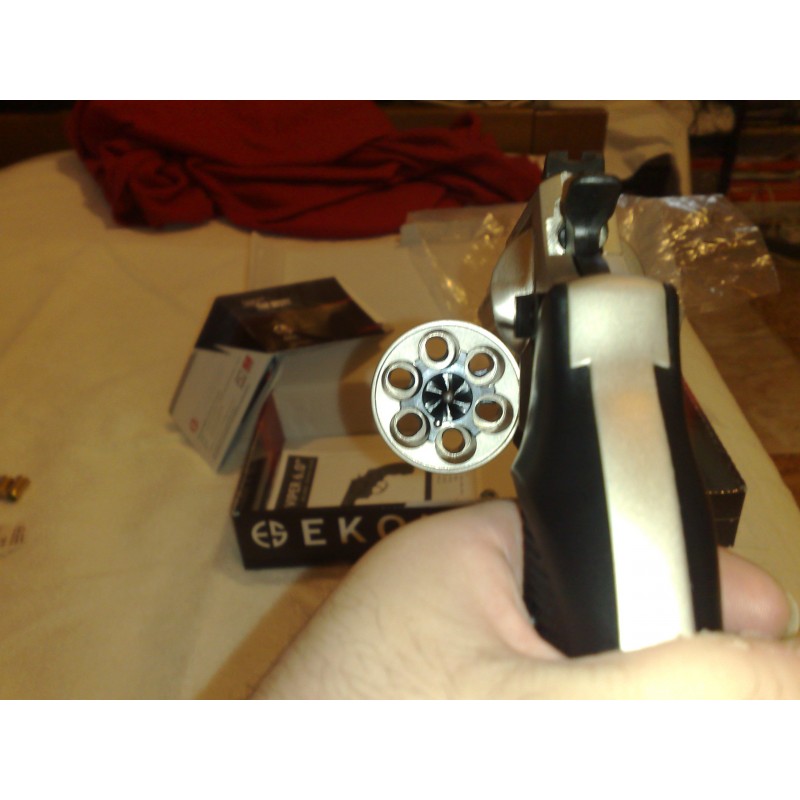 Revolver Fogueo Ekol Viper 6 Pulgadas Fume Salva Cal 9mm