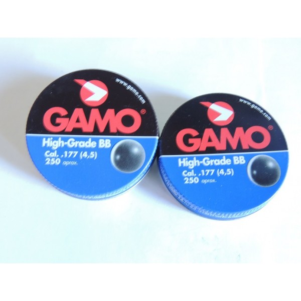 Balines Gamo Round 4,5 Mm X250 Bola Aire Comprimido