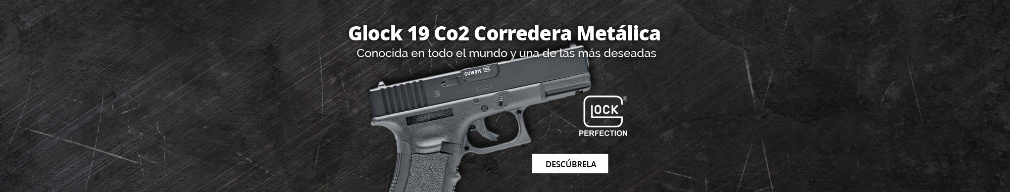 Glock 19 Co2 Corredera Metálica