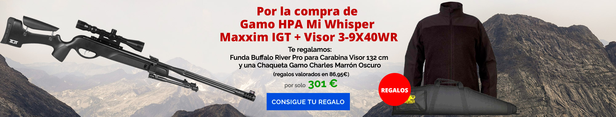 Regalos carabina HPA 