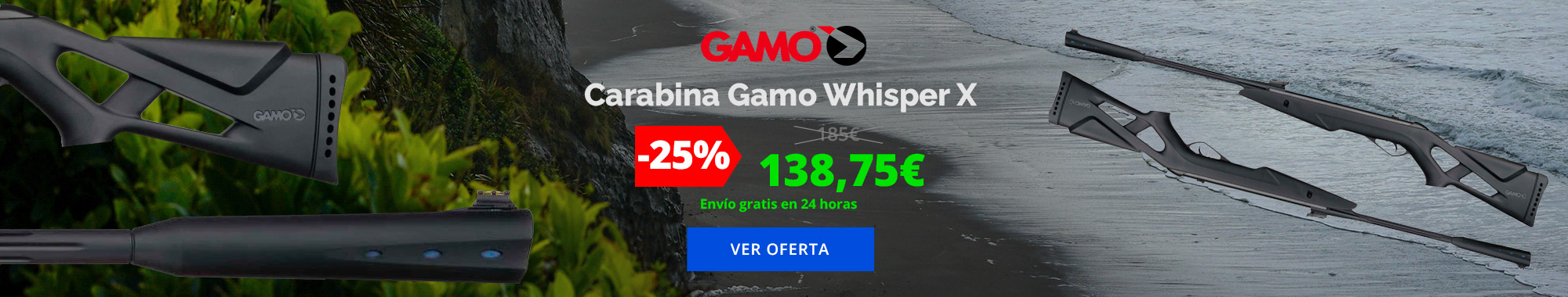 -25% Carabina Whisper X