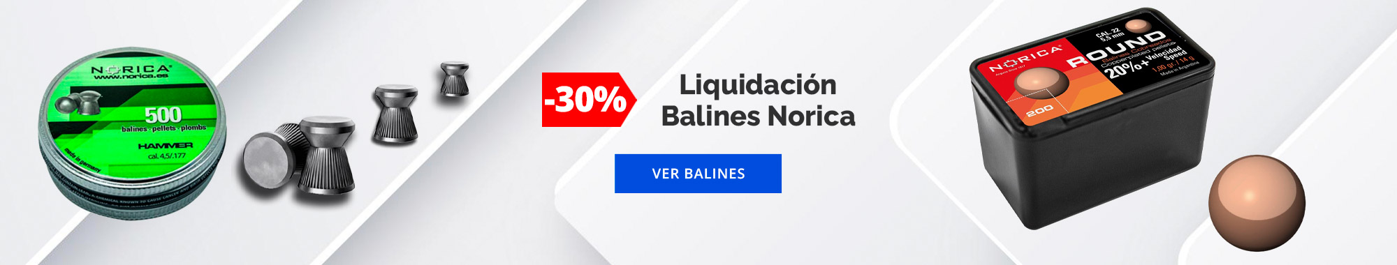 -30% liquidación balines norica