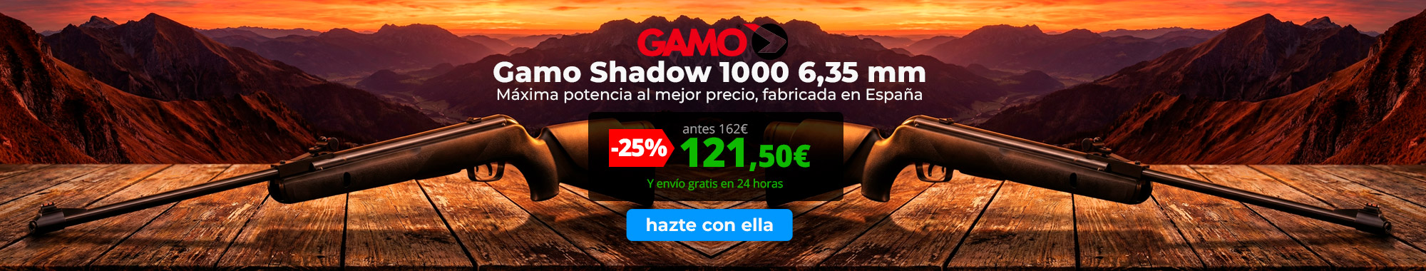 -25% Gamo Shadow 1000 6,35 mm