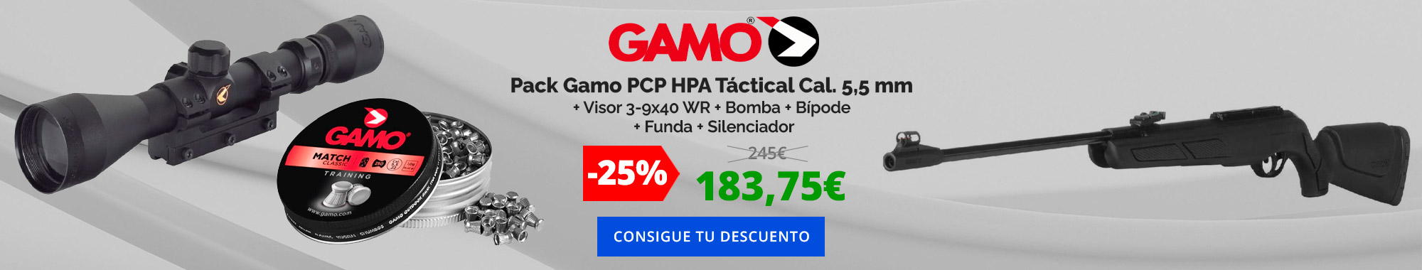 -25% Pack Gamo Adult IWA 2019