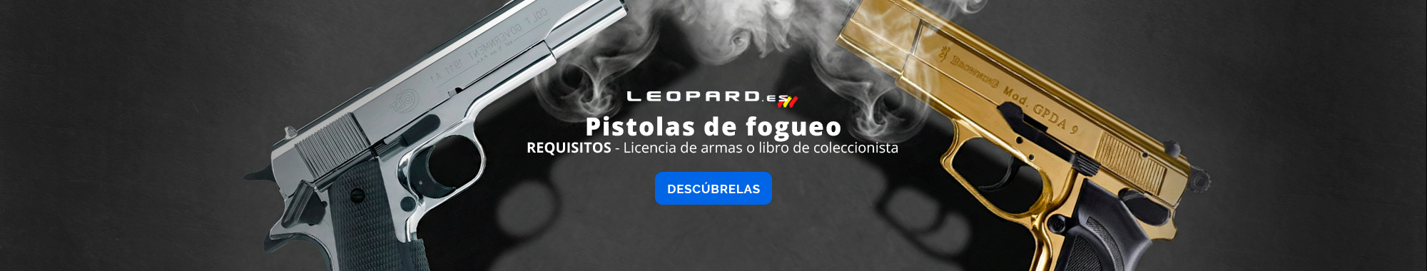 Pistolas de fogueo