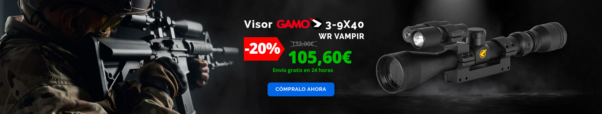 Visor Gamo 3-9X40 WR VAMPIR