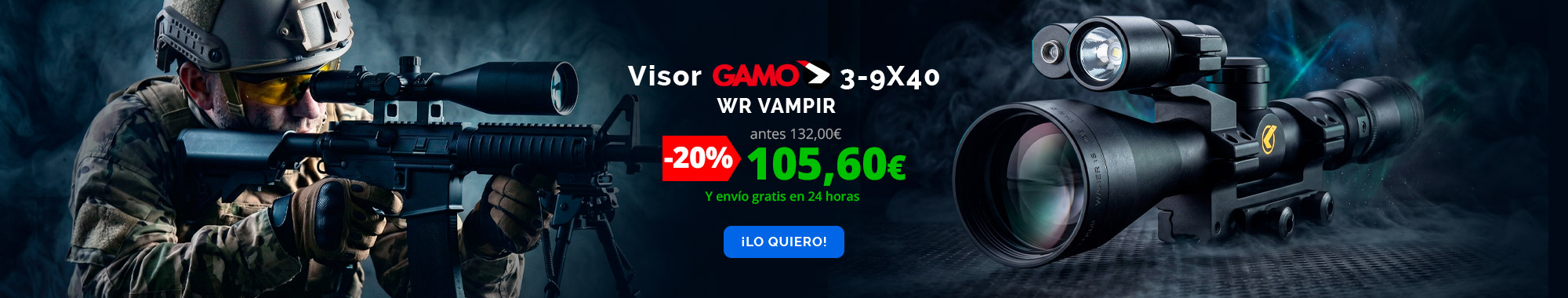 Visor Gamo 3-9X40 WR VAMPIR