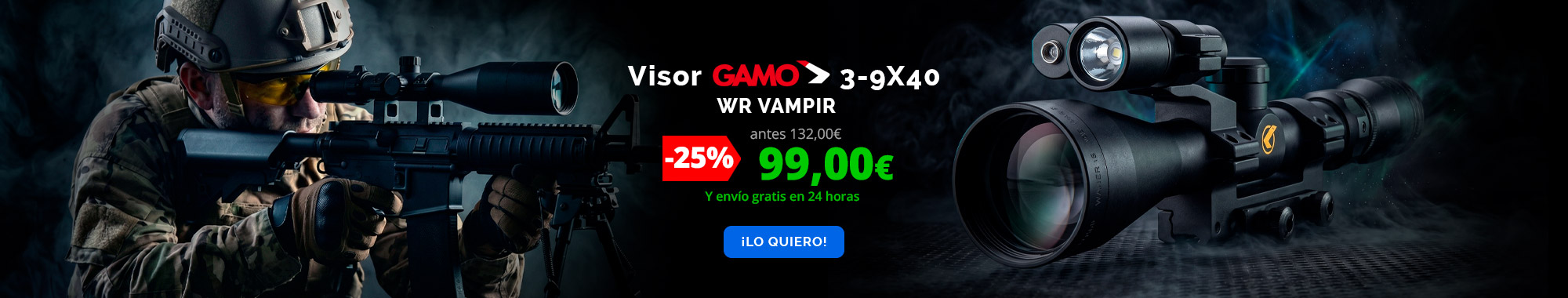 Visor Gamo 3-9X40 WR VAMPIR