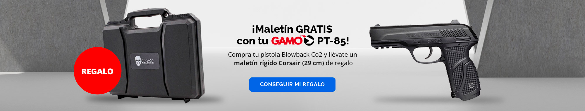 Gamo PT-85 + Maletín para pistola regalo