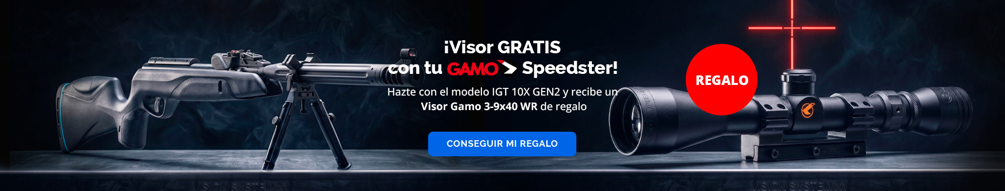 Gamo Speedster + Visor Gamo 3-9X40 WR Regalo