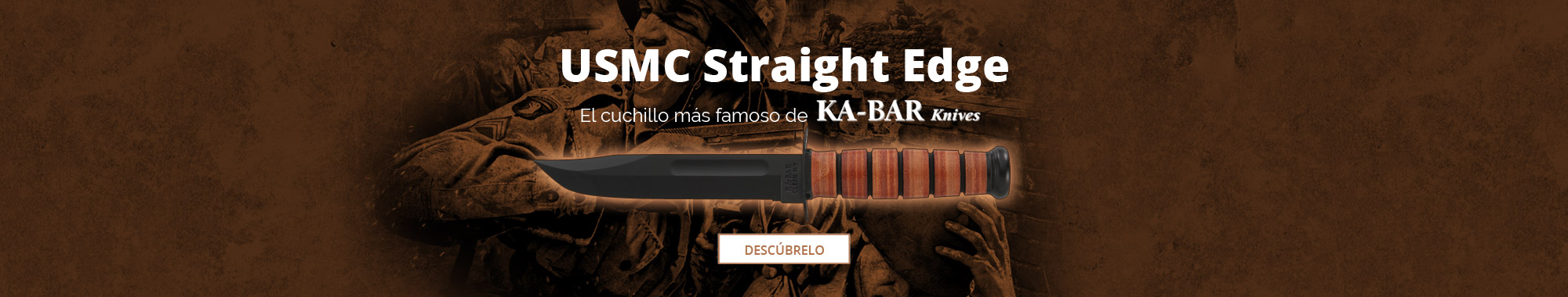 Ka-Bar USMC Straight Edge 