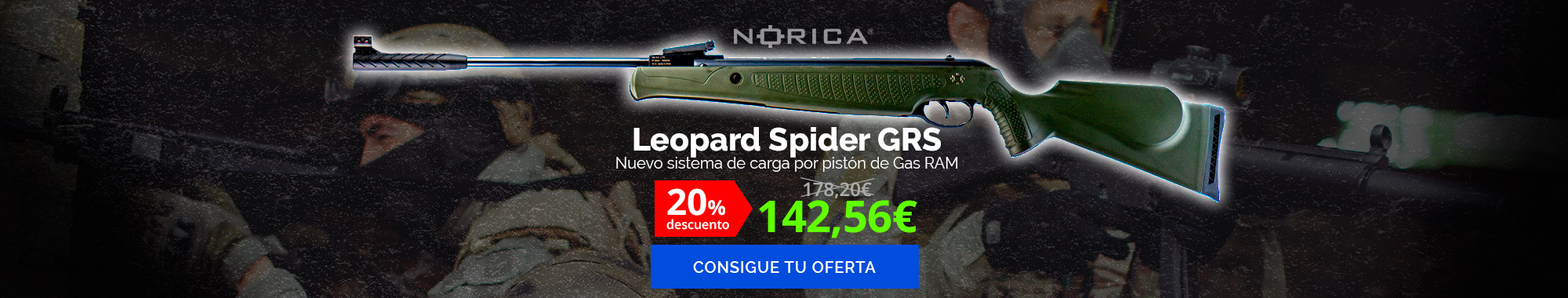 -20% Norica Leopard Spider GRS